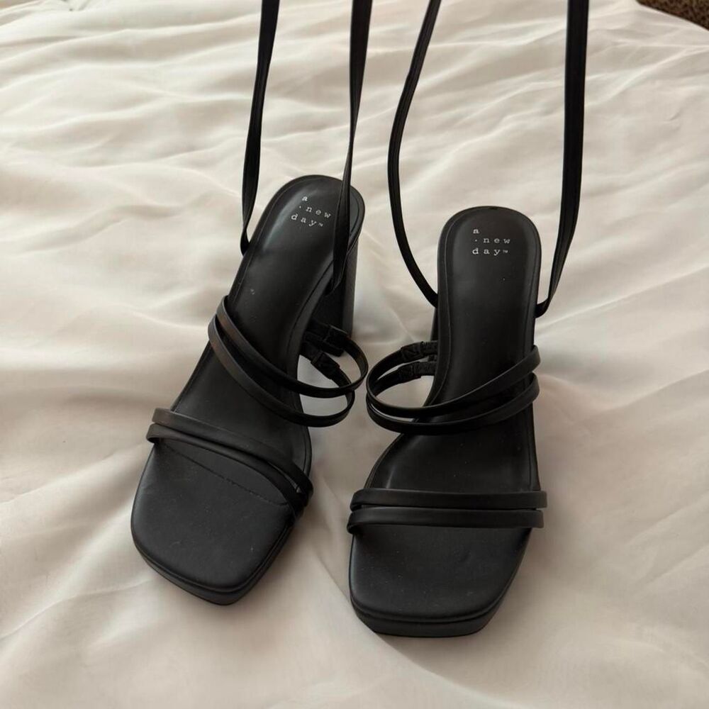 A-new-day Women's Black Sandals